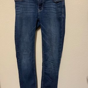 White House Black Market crop leg jeans